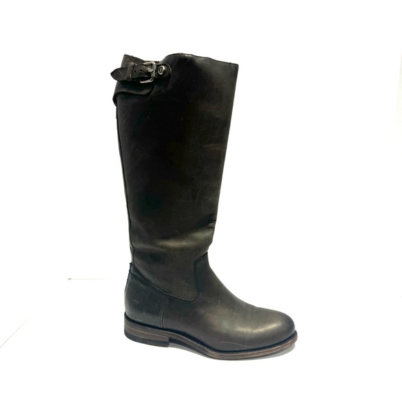 Frye Womens Jayden Buckle Tall Boot Slate Size M